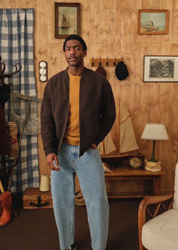 ジャケット Dixon - ブラウン - ウール - Sézane