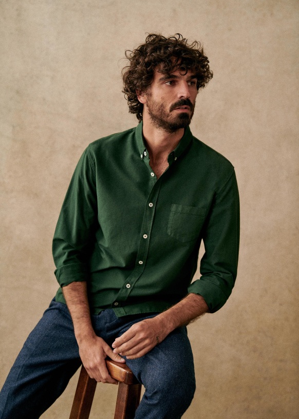 Hunter green shirt outfit new arrivals