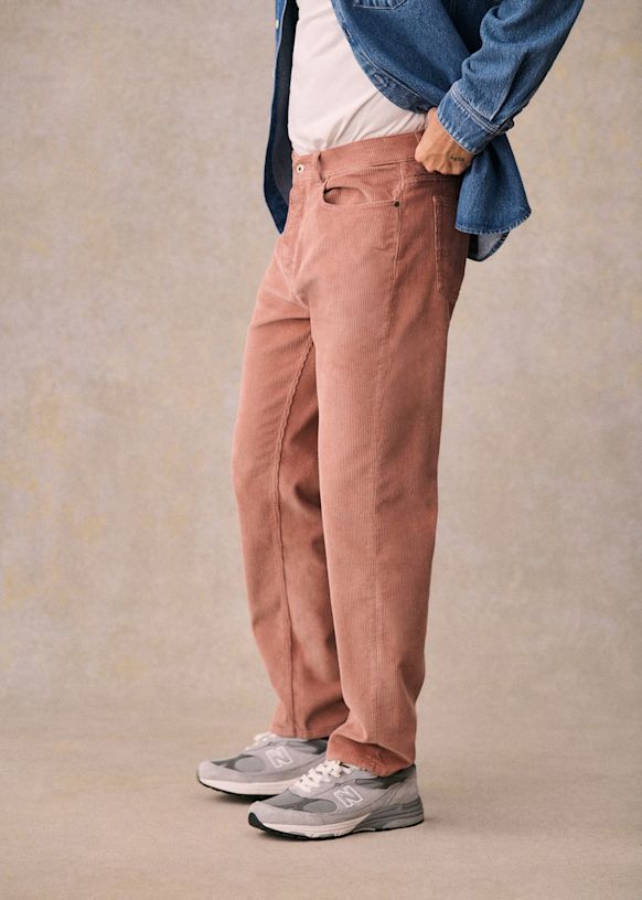 Corduroy Albano Trousers - Light Beige - Organic Cotton