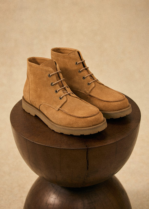 Sparkle Mid Boots - Black - Bovine leather - Octobre Éditions