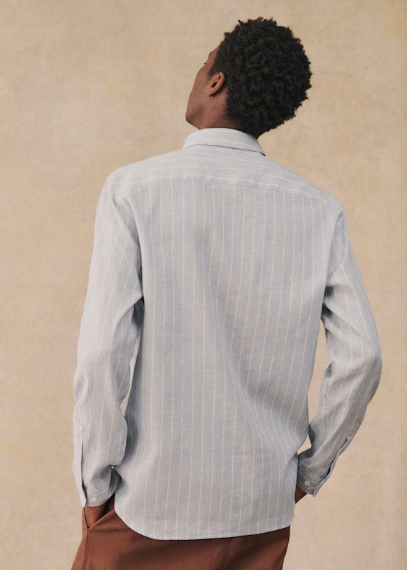 BURBERRY: Felpa Con Cappuccio E Motivo A Righe - Beige | Maglia - Foto 8