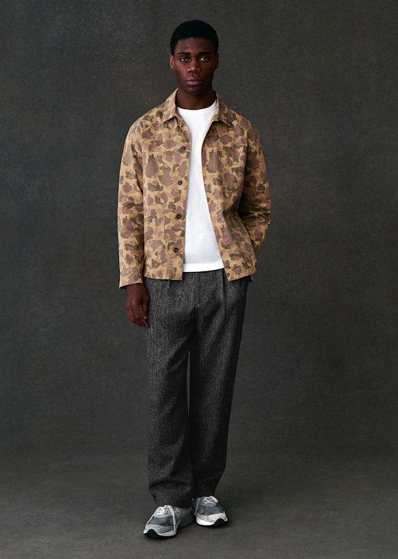 Devon Jacket - Olive Green - Organic Cotton - Sézane