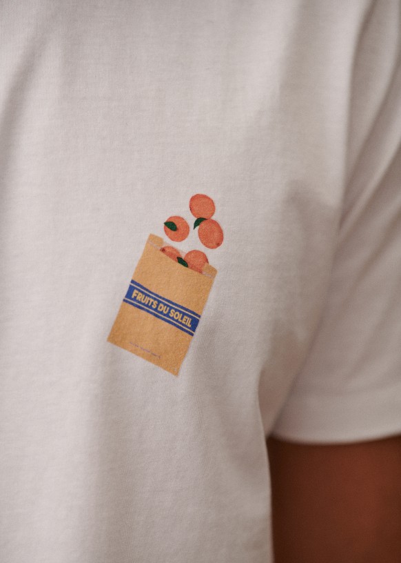 Fruit Du Soleil T Shirt White Organic Cotton S zane fruit-du-soleil-t-shirt-white-organic-cotton-s-zane