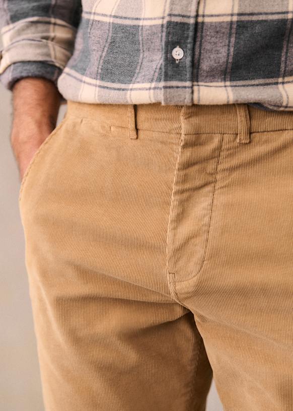 Tom Corduroy Chinos - Beige - Organic Cotton - Octobre Éditions