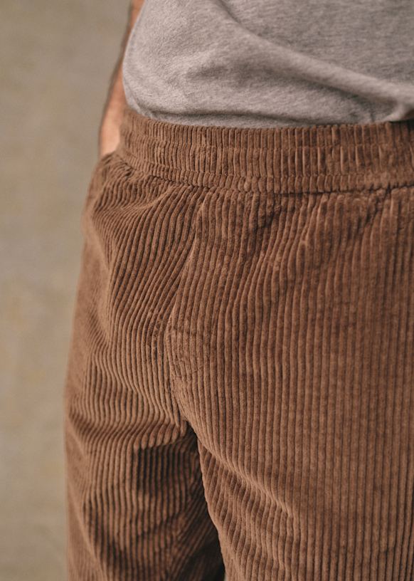 Danny Velvet Trousers - Dark Green - Organic cotton - organic