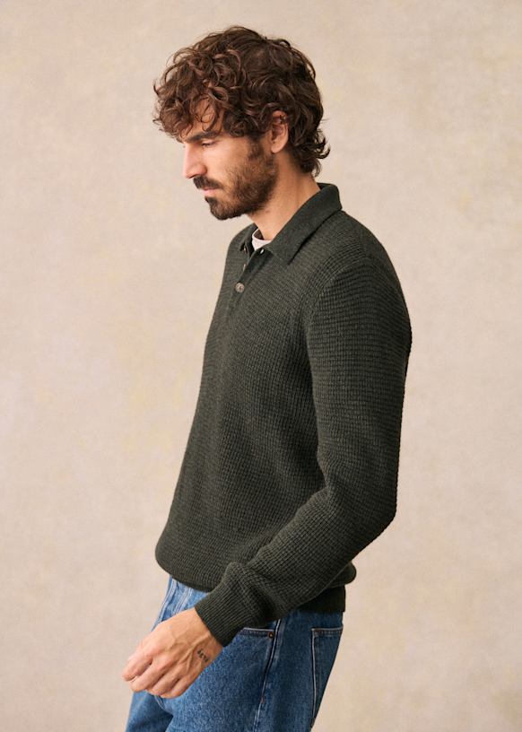 Boldy Sweater - Charcoal Grey - Wool - Sézane