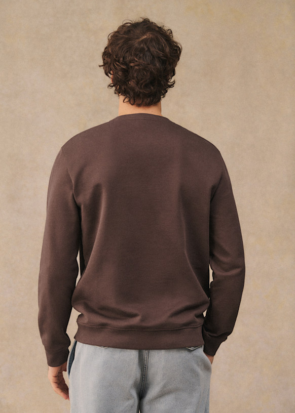 Felpa con cappuccio semplice Colore Blu scuro - - 033DE-59X