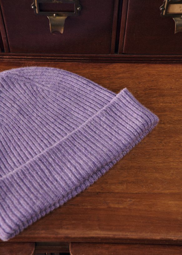 Turner Beanie - Dark Red - Wool - Octobre Éditions