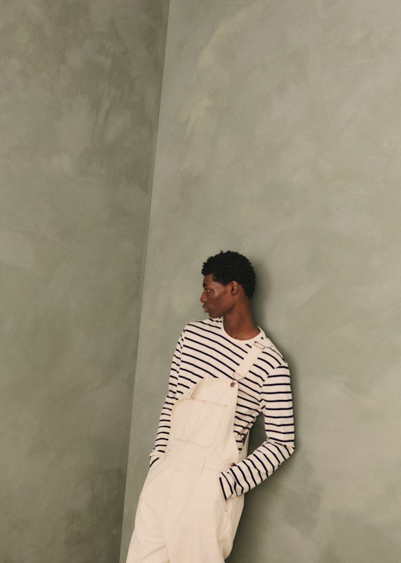Robby Dungarees - Ecru - Organic Cotton - Octobre Éditions