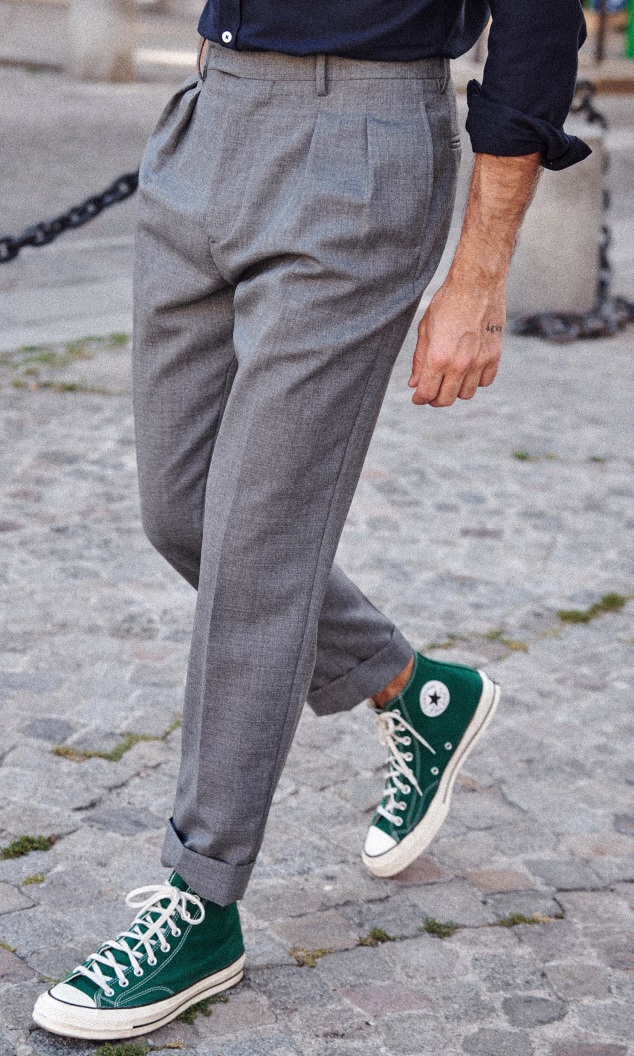 Converse gris clair homme online