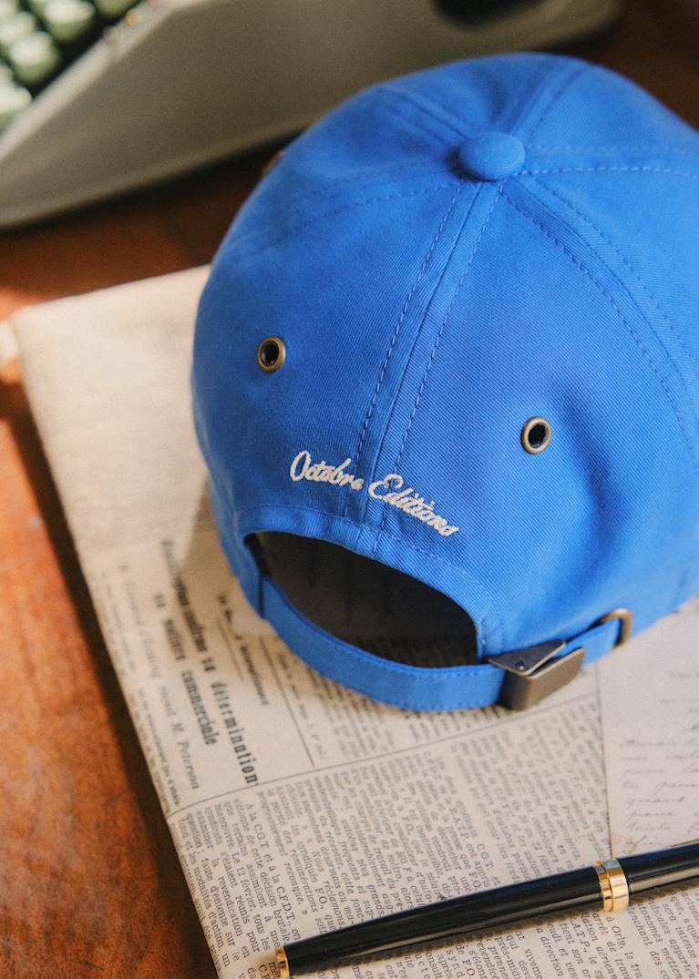 Sezane October CLASSIC Light Blue Denim Cap ? Sezane October CLASSIC Light Blue Denim Cap ? - www  main image 3