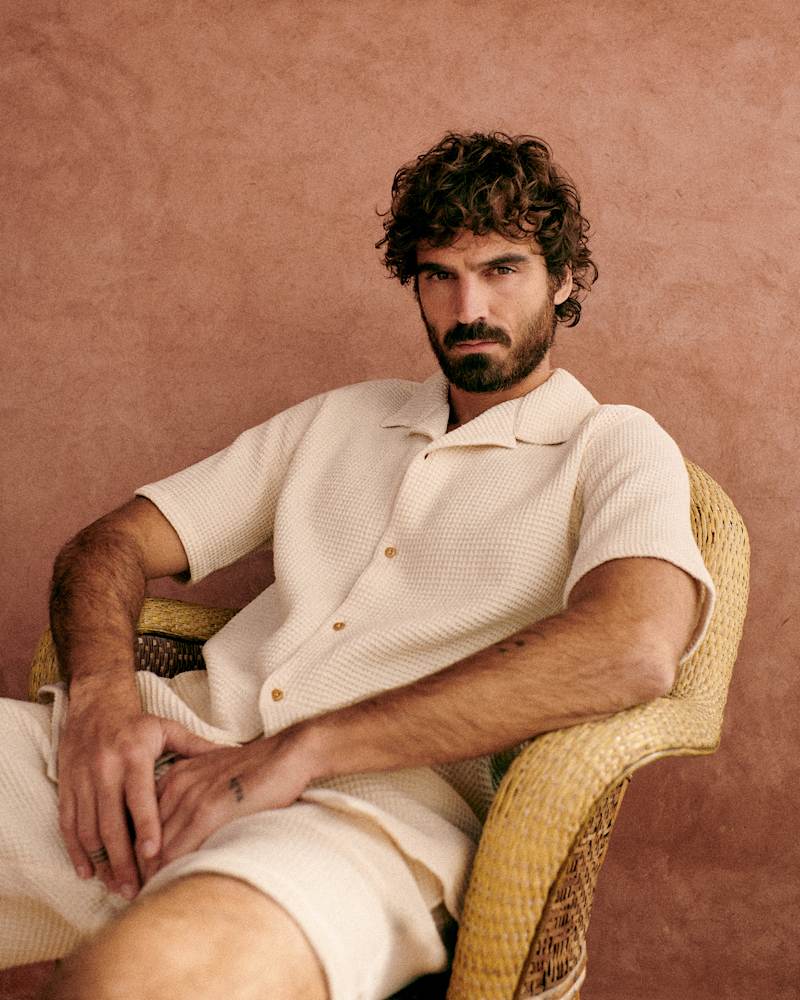 CHEMISE HOLT GAUFRÉE