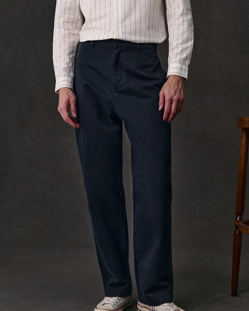 CHINO DROIT CLAY
