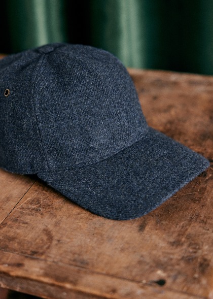 Casquette Chase Tweed - Vert - Laine - Octobre Éditions