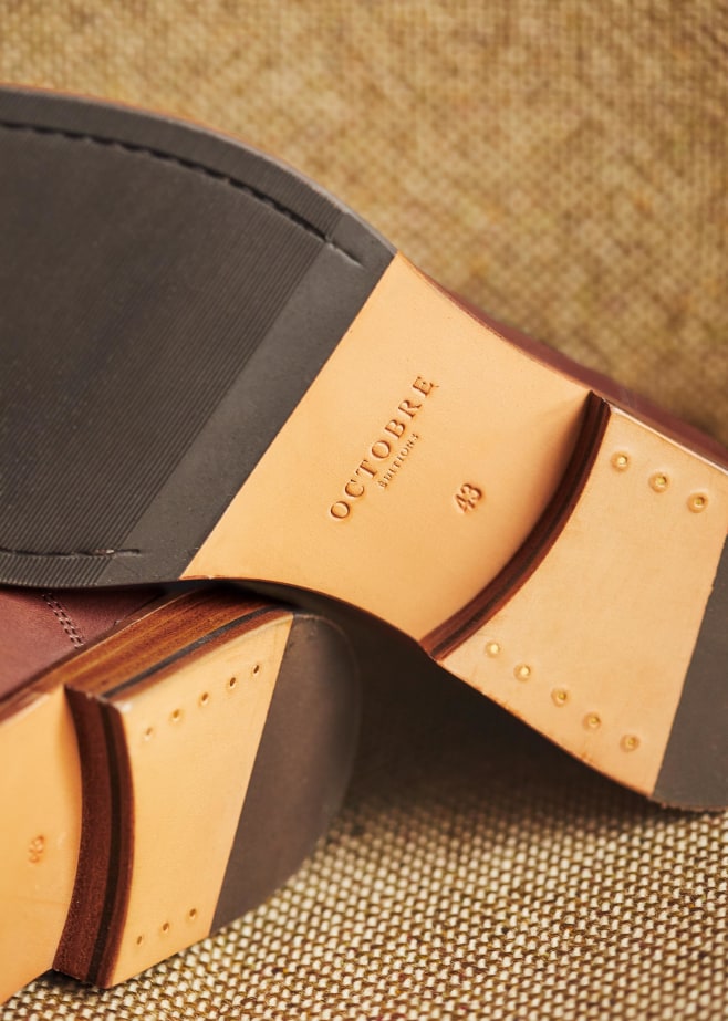 Leather sole shoes on sale care